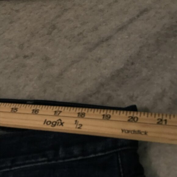 7 For All Mankind Austyn Jeans Mens 40 Blue Straight Leg Distressed Denim USA - Picture 8 of 11